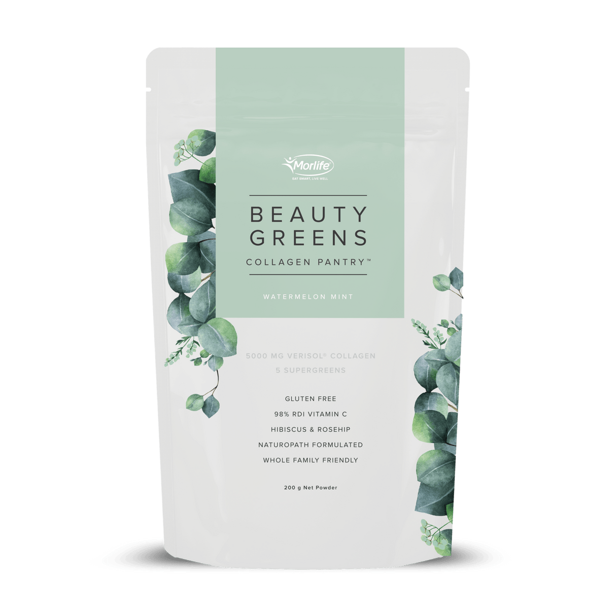Morlife Beauty Greens 200g / Watermelon Mint