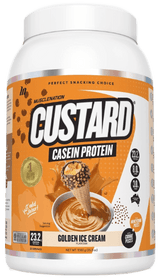 Muscle Nation Custard Casein Protein 1kg Golden Ice Cream