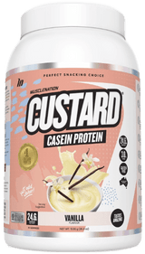 Muscle Nation Custard Casein Protein 1kg Vanilla