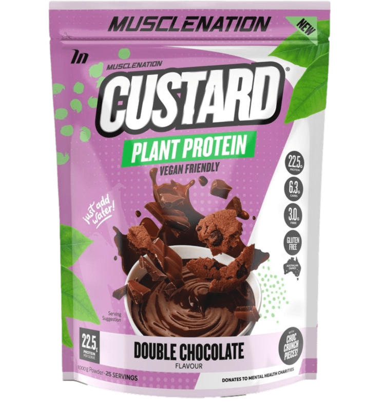 Muscle Nation Custard Plant Protein Double Chocolate