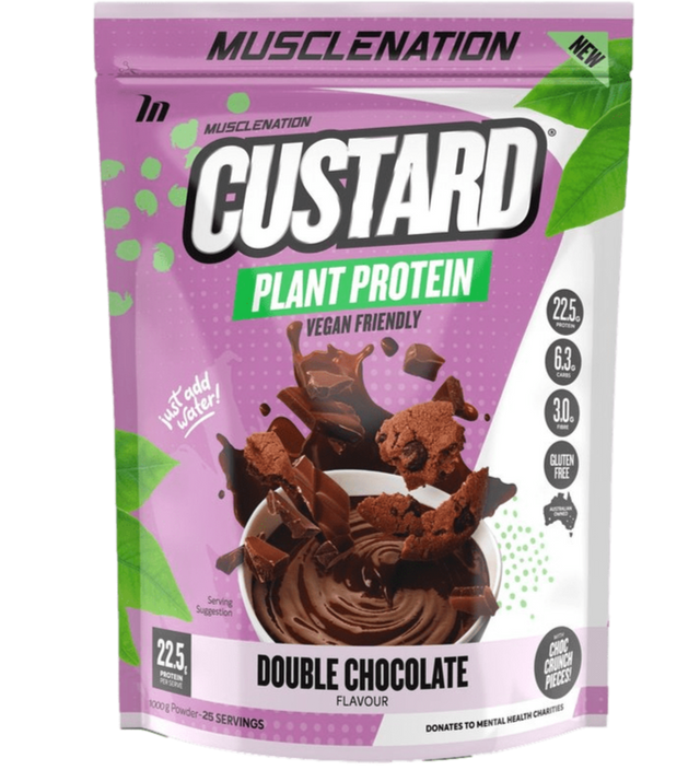 Muscle Nation Custard Plant Protein Double Chocolate