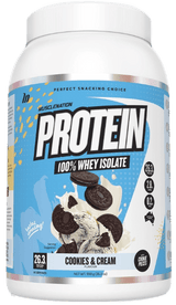 Muscle Nation Protein 100% Whey Isolate Cookies & Cream w/ cookie pieces