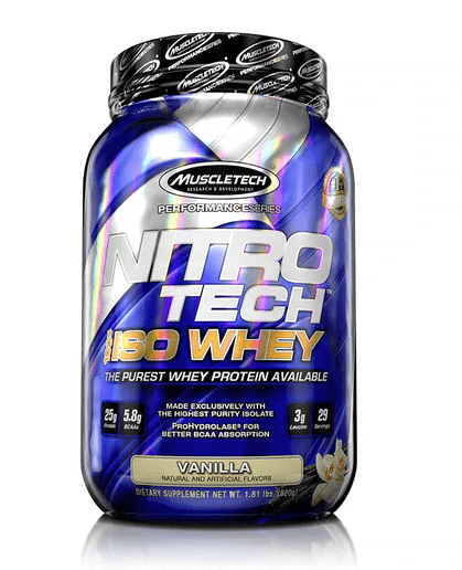 Muscletech Nitro Tech 100% Iso Whey 1.8lb Vanilla