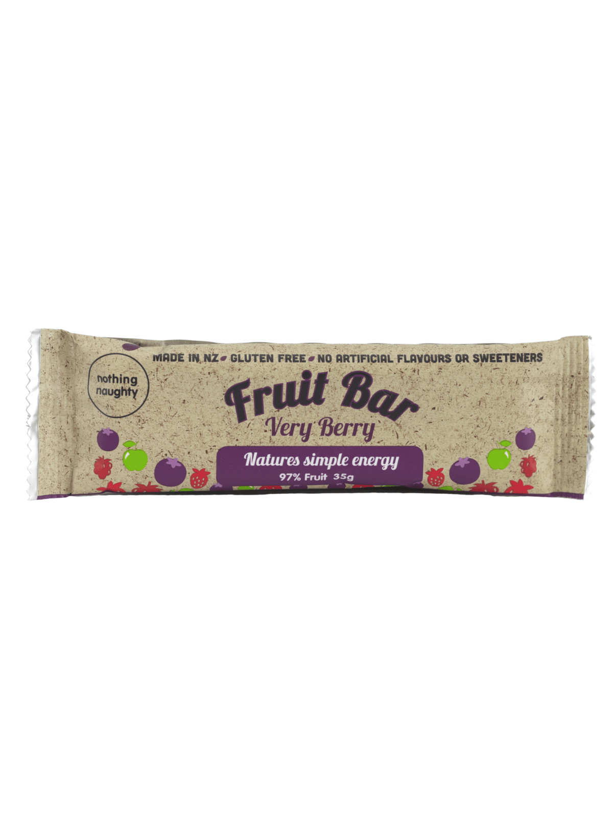 Nothing Naughty Fruit Bars - SGL