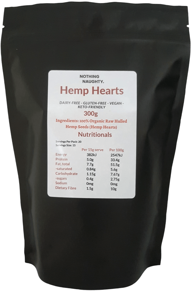 Nothing Naughty Hemp Hearts 300g 300g