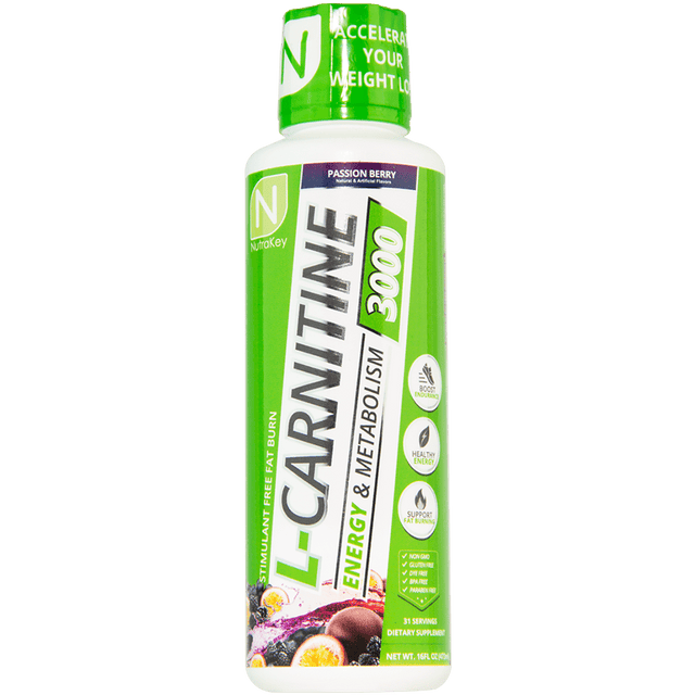 NutraKey L-Carnitine 3000 Passion Berry