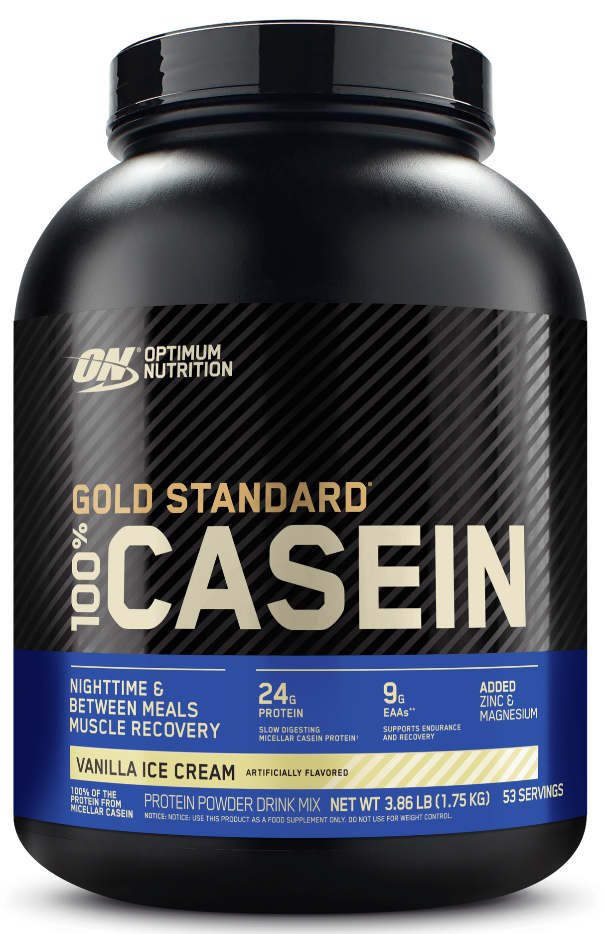 Optimum Casein Protein 1.8kg Vanilla