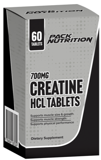 Pack Nutrition Creatine HCL Caps 60 Caps