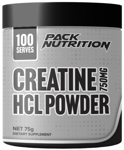 Pack Nutrition Creatine HCL Powder 100 Serves