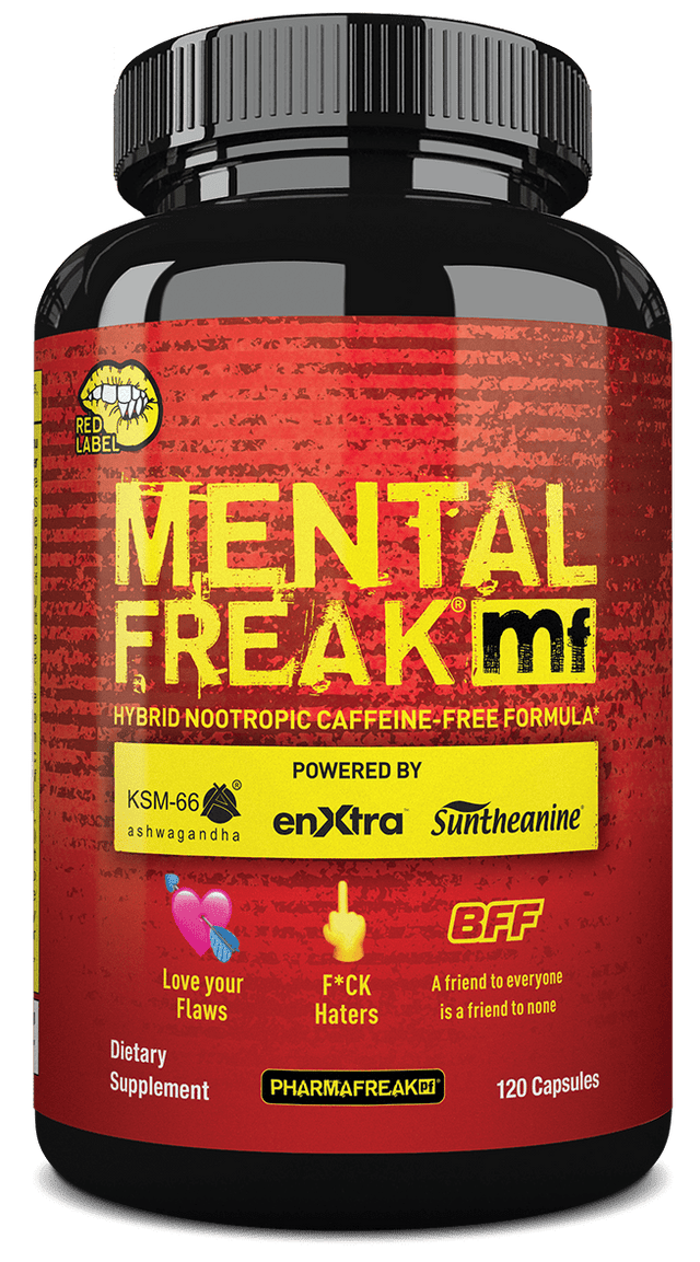 PharmaFreak Mental Freak Red Label - 120 Capsules