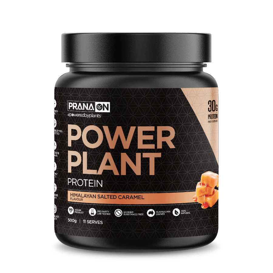 PranaOn Power Plant Protein 500g / Himalayan Salted Caramel