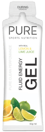 Pure Fluid Energy Gels Box 18 Lemon Lime