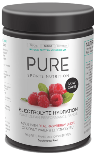 Pure Nutrition Electrolyte Low Carb Hydration Raspberry