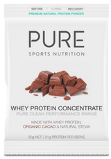 PURE Whey Protein Travel Pack (25 Sachets) Chocolate