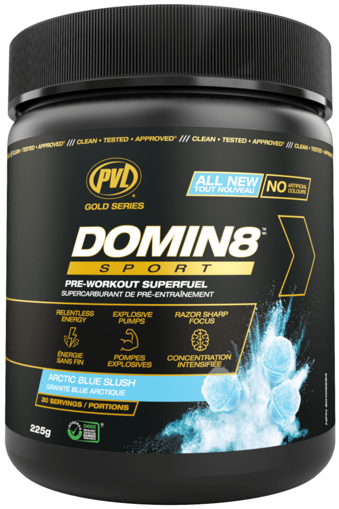 PVL Gold Series Domin8 Sport 30 Serve – Sportsfuel Supplements NZ