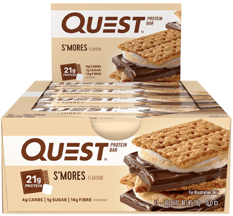 Quest Protein Bars Box of 12 Smores