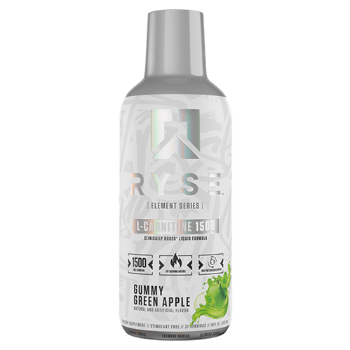 Ryse Liquid Carnitine 1500 Gummy Green Apple - 31 Serves
