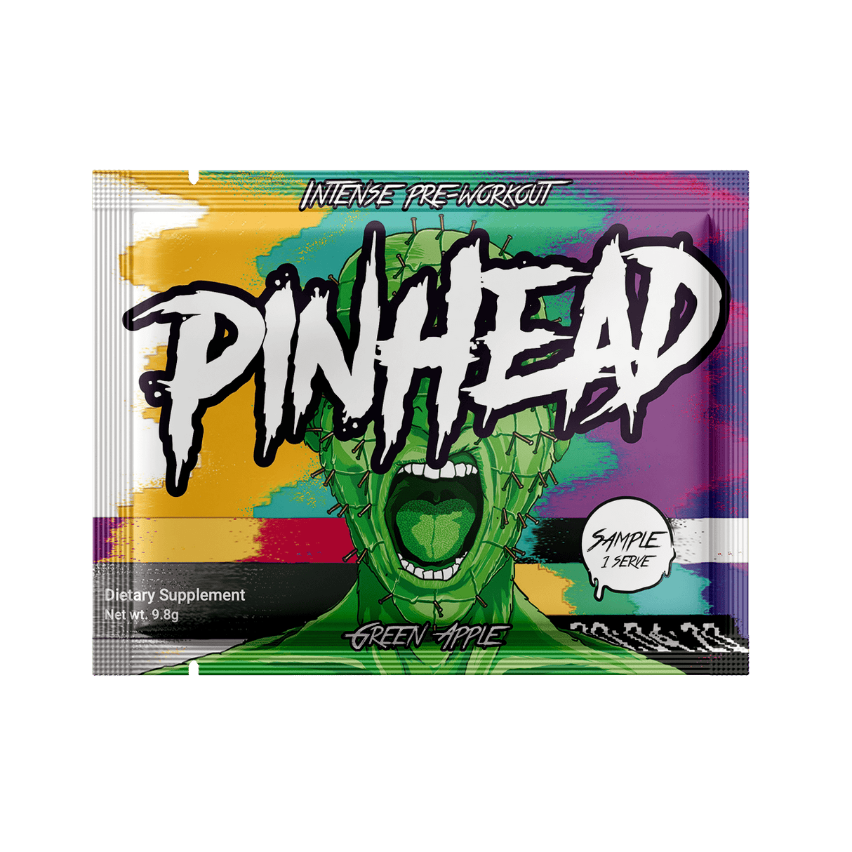Scream Supps - Pinhead Intense Pre Workout Sample Green Apple