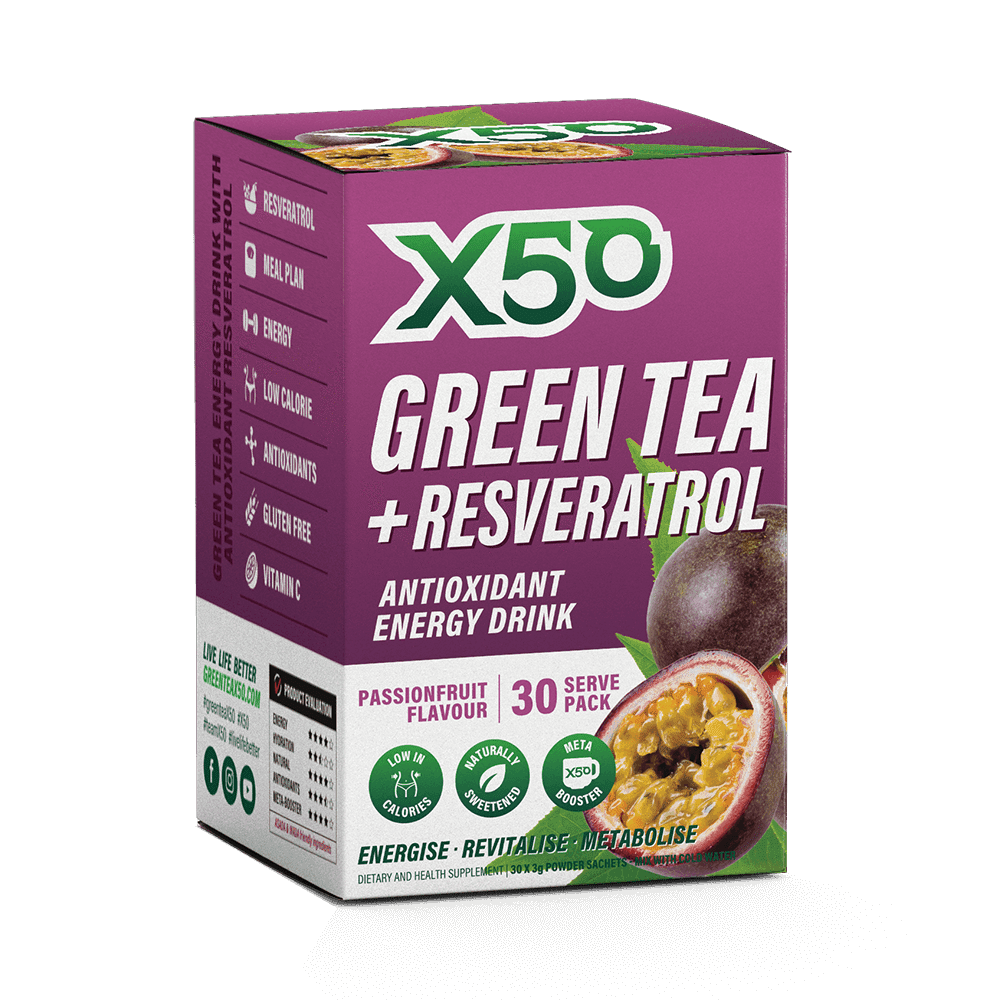 X50 Green Tea 30 Serve Passionfruit