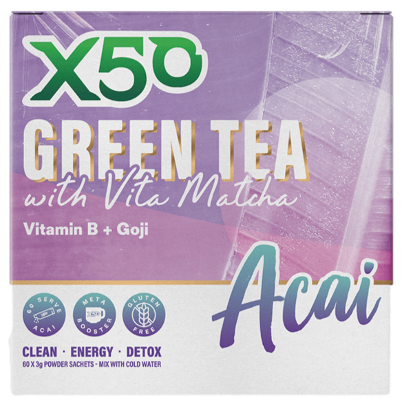X50 Green Tea Vita Matcha Acai 60 Serve 60 Serve