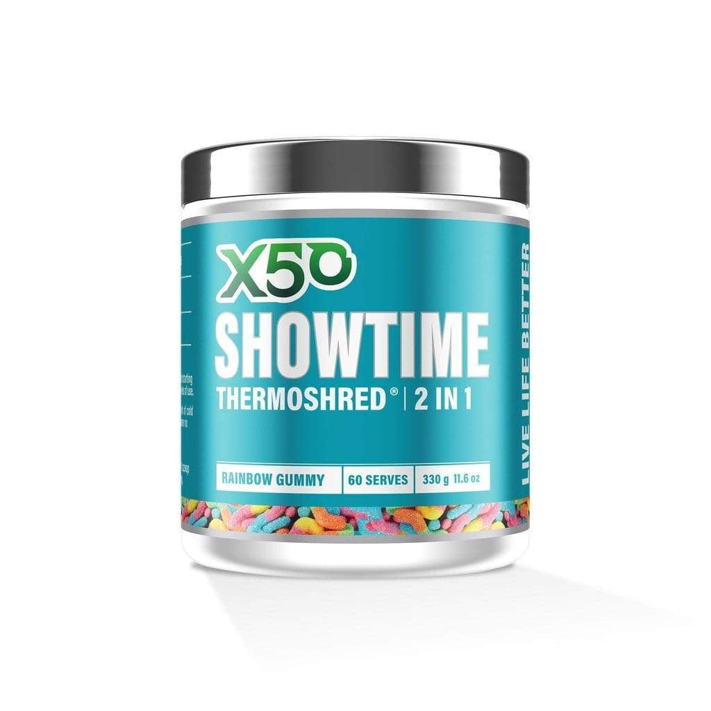 X50 Showtime Thermoshred Rainbow Gummy